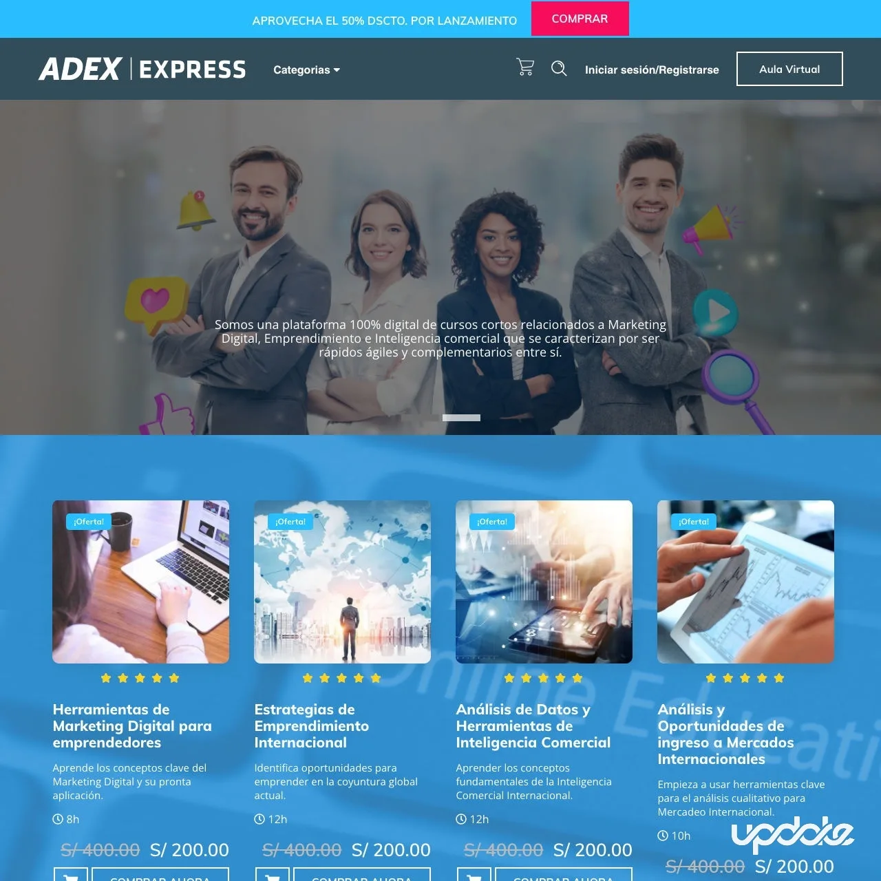 Adex Express — Landing Pages